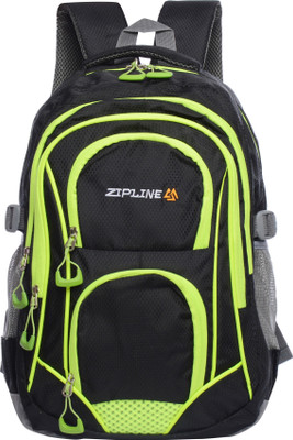 ZIPLINE 1109-Black 21 L Backpack(Black)