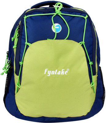 Fyntake Fyntake ERAM1162 backpack K-BAG 30 L Backpack(Blue), Blue & parrot green