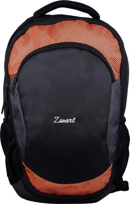 Zwart Ergonomic-Design-OR 25 L Backpack(Black, Orange)