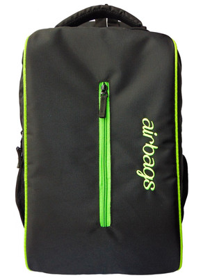 Airbags 15.6 inch streaks black 3.5 L Laptop Backpack(Black)