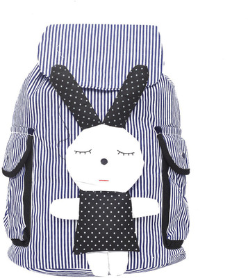 Hawai Chic & Funny 13.5 L Medium Backpack(Black, White)
