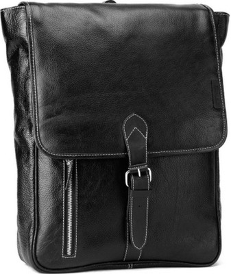 Tortoise Leather 20 L Backpack(Black)