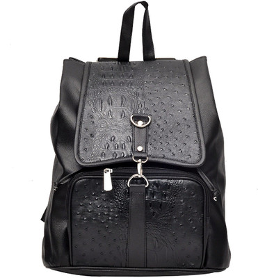 Hawai Fashionable Medium 13.5 L Backpack(Black)