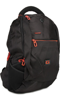 Gear Space 4 30 L Backpack(Black), Black and orange