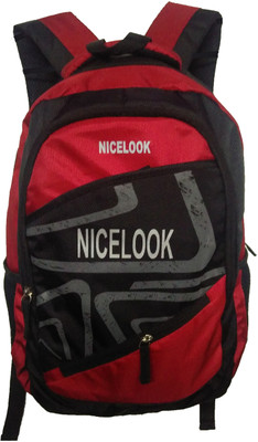 Nicelook SCHOOL BAG 25 L Laptop Backpack(Red)