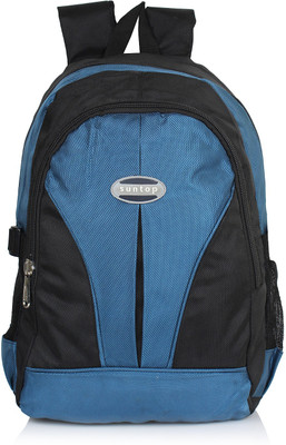 Suntop A97 16 L Backpack(Black, Blue)