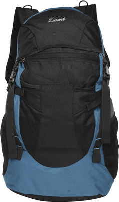 Zwart RHOMROV-B 32 L Backpack(Black, Blue), Black and blue