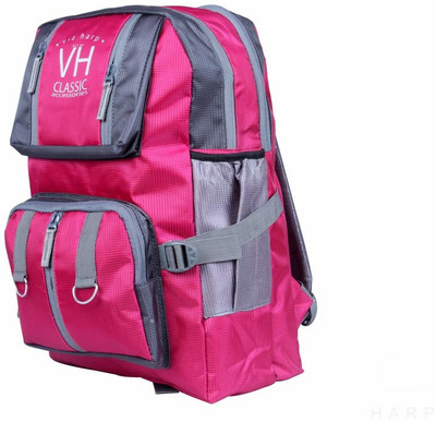 Via Harp tokyo 12 L Laptop Backpack(Pink)
