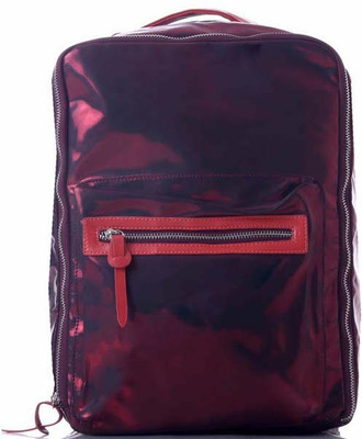Via Harp Santiago trendy 12 L Laptop Backpack(Maroon)