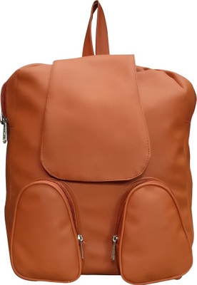 Groset Double Partition with Double Pocket 4 L Backpack(Tan)