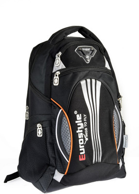 Eurostyle Sports Series 4.80 L Free Size Backpack(Orange, Black), 10010