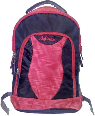 My Choice Red & Black Backpack 18.5 L Backpack(Red, Black)