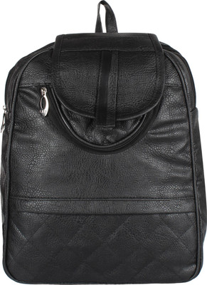 Ayeshu Black Backpack 2.5 L Backpack(Black)