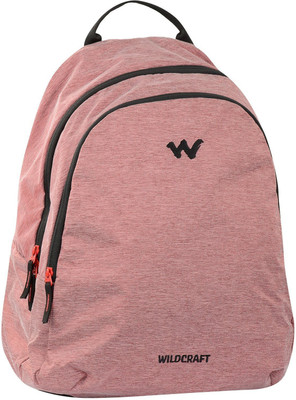 Wildcraft melange 1 dark red plain 22 L Backpack(Red)