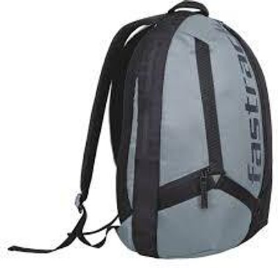 Fastrack Backpack(Black), Grey.black