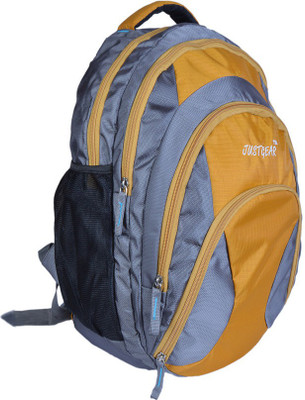 JustGear Backpack-Grey and Orange 25 L Backpack(Grey, Orange)