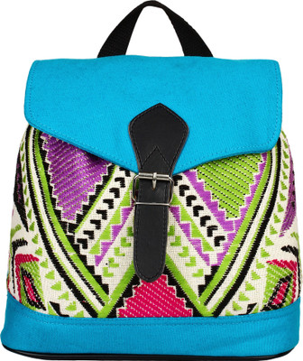 Anekaant Nava 11 L Backpack(Multicolor), Blue/multicolor