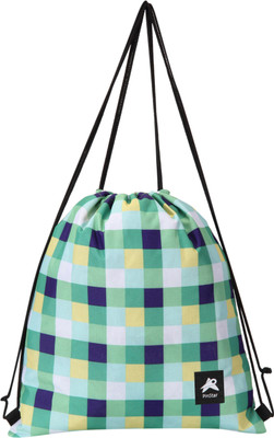 PinStar Zynga String - Checks Green (XL) 1.8 L Backpack(Green)