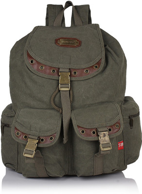 Suntop A57 24 L Backpack(Green), Olive green