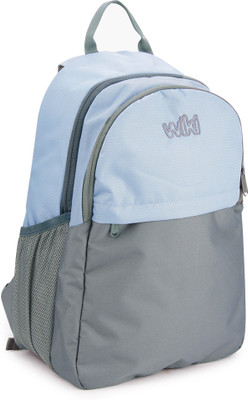 Wildcraft Atom Backpack(Grey, Blue), Light blue