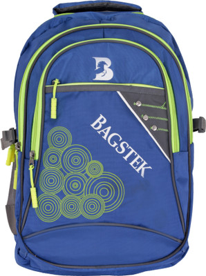 BAGSTEK Printed 20 L Backpack(Blue)
