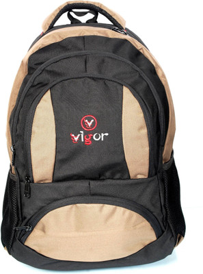 Vigor M-2 Black & Biege 25 L Backpack(Black)