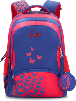 Genie Dream 16 L Backpack(Multicolor), Blue