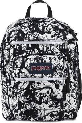 JanSport Big Student 34 L Backpack(Black), Black paintball