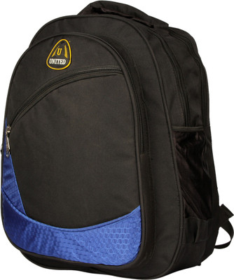 U United Designer Curve Waterproof Backpack(Blue, Black, 12 L)