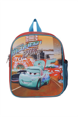 Bags R Us Mcqueen Waterproof School Bag(Red, Blue, 2 L)