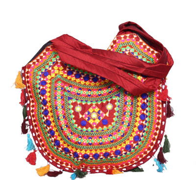 ZAISHA Beautiful handmade, handicraft embroided Shoulder Bag(Multicolor, Maroon, 12 inch)
ZAISHA Beautiful handmade, handicraft embroided Shoulder Bag(Multicolor, Maroon, 12 inch)