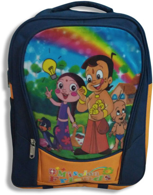 Funkey SB00008 Waterproof School Bag(Blue, 16 inch)