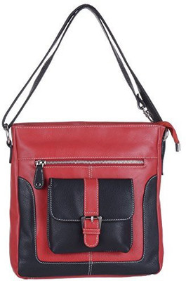 EUPHORIA RedLeather09 School Bag(Red, 5 L)