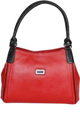 LEATHER COLLECTION LC0045RED Shoulder Bag(Red, 12 inch)