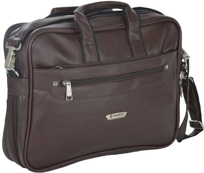 Sapphire NEWTURN_BROWN Laptop Bag(Brown)