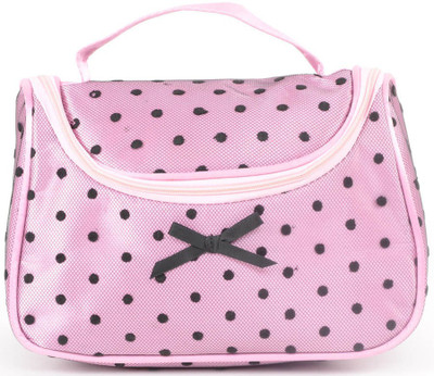 Aliado pink Satin cosmetic/utility Bag/Pouch with black net and polka dots School Bag(Pink, 5 L)
Aliado pink Satin cosmetic/utility Bag/Pouch with black net and polka dots School Bag(Pink, 5 L)