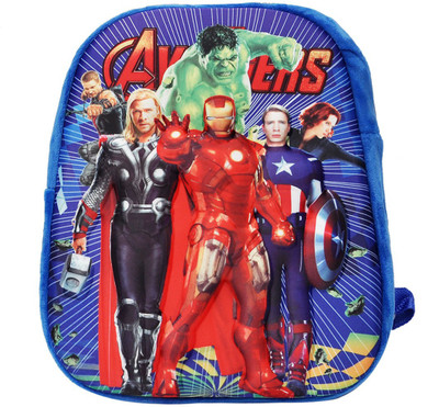 Hawai Avengers School Bag(Blue, 12 inch)