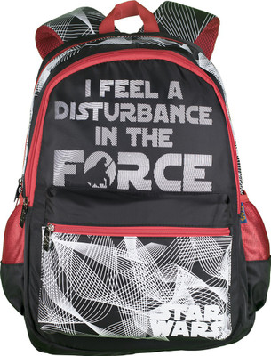 Star Wars Force Waterproof School Bag(Black, 17 inch)