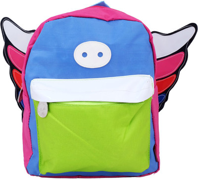 Super Drool Wings to Fly School Bag(Blue, 2 L)
