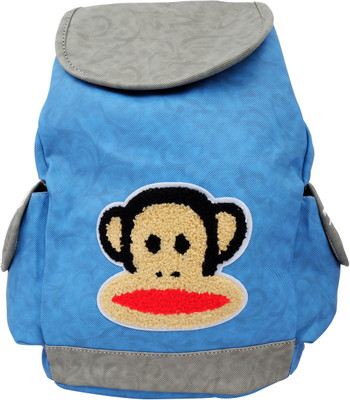 Super Drool Blue Cute Monkey School Bag(Blue, 5 L)