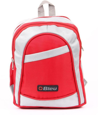 Bleu School Bag Small (14 Inches) Waterproof Shoulder Bag(Red, Grey, 14 Inches)