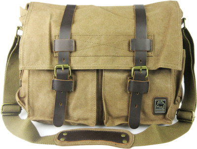 Maxbell Bag Messenger Bag(Wheat Brown, 12 inch)