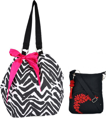 Pick Pocket Combo of Scribble B&W Jholi with Pink Bow with Black Small Sling Bag School Bag(Black, 5 inch)
Pick Pocket Combo of Scribble B&W Jholi with Pink Bow with Black Small Sling Bag School Bag(Black, 5 inch)
