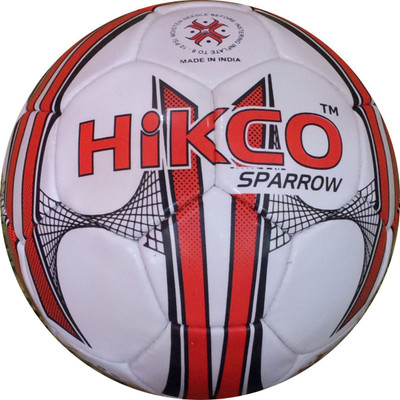 Hikco Sparrow Football - Size: (Pack of 1, White, Red, Black