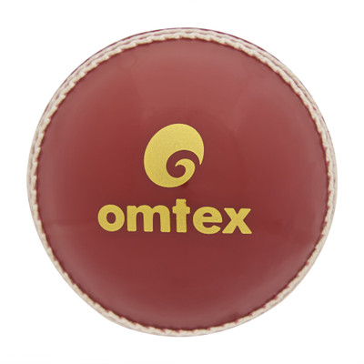 Omtex Prosoft Cricket Leather Ball(Pack of 1, Red)