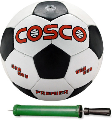 Cosco PREMIER Football With Pump Size- Football - Size: (Pack of 1, Red, Yellow, White, Grey, Orange, White/black
Cosco PREMIER Football With Pump Size- Football - Size: (Pack of 1, Red, Yellow, White, Grey, Orange, White/black