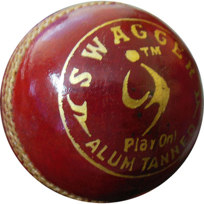 SM Swagger Cricket Leather Ball(Pack of 1, Brown)