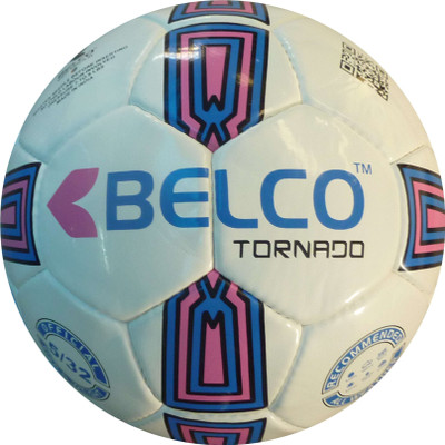 BELCO TORNADO 4 Football - Size: (Pack of 1, Pink, Blue, White