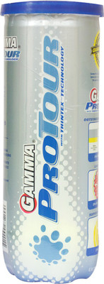 Gamma Pro Tour Tennis Ball(Pack of 3, Yellow)