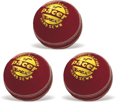 Vinex Cricket Ball - Pacer (Pack of 3 Pcs) Cricket Leather Ball(Pack of 3, Red)
Vinex Cricket Ball - Pacer (Pack of 3 Pcs) Cricket Leather Ball(Pack of 3, Red)